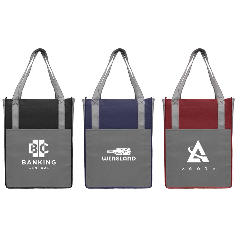 North Park Two-Tone - Non-Woven Tote Bag