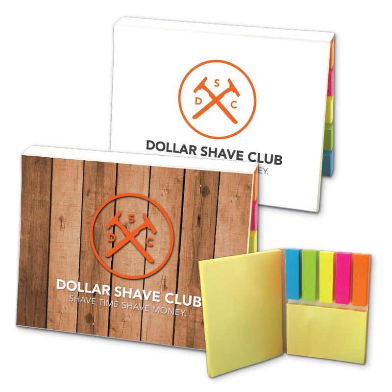 SimpliColor Versa-Pak - 2 Sticky Note Pads and 5 Flag Colors (Digital Full Color) Cover