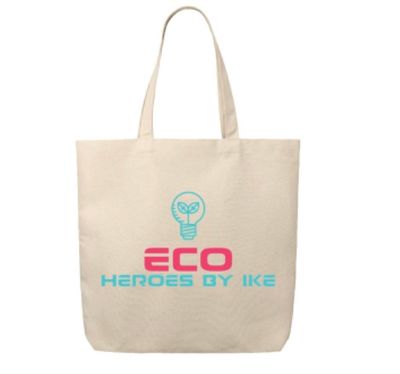 Organic Gussetted Grocery Tote Bag
