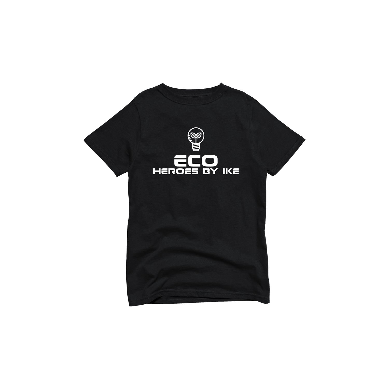 Youth Eco Heroes Logo Shirt- Black