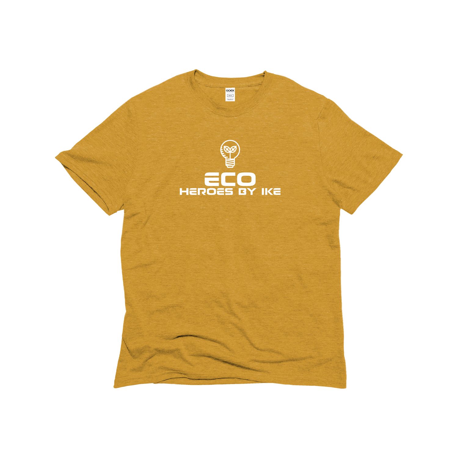 Adult Eco Heroes Logo Shirt- Mustard
