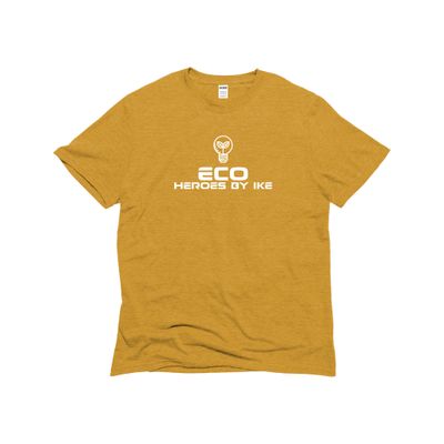 Adult Eco Heroes Logo Shirt- Mustard