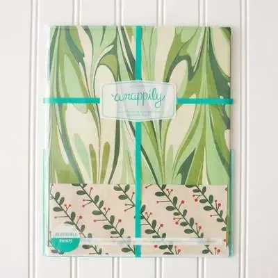 Mistletoe Eco Wrapping Paper