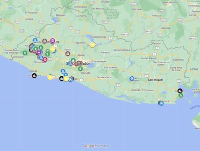 Map of El Salvador