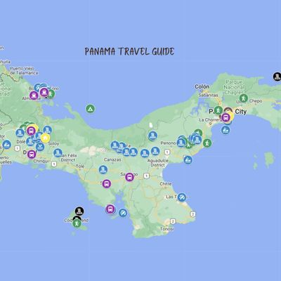 Map of Panama