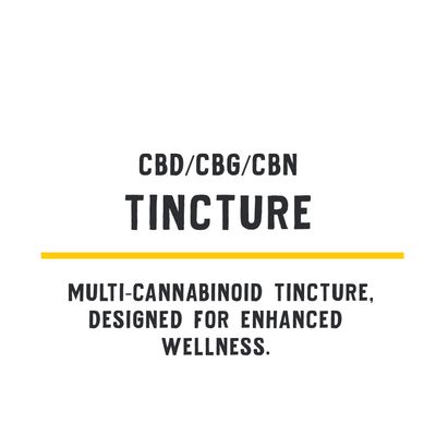 CBD/CBG/CBN TINCTURE