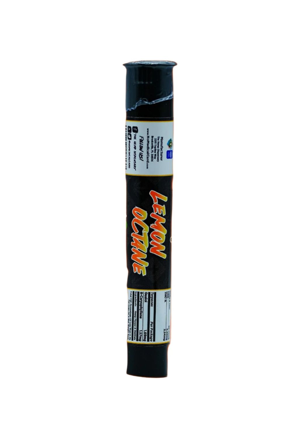 DELTA 8 THC PRE-ROLLED JOINT LEMON OCTANE HYBRID