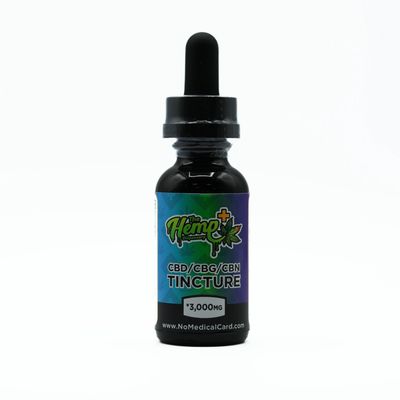 CBD/CBG/CBN COCONUT OIL TINCTURE