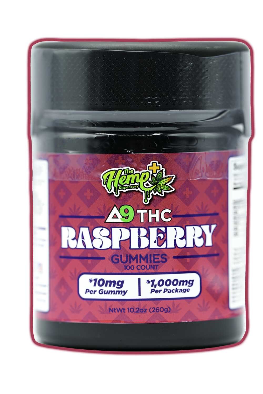 DELTA 9 THC GUMMIES RASPBERRY 10MG