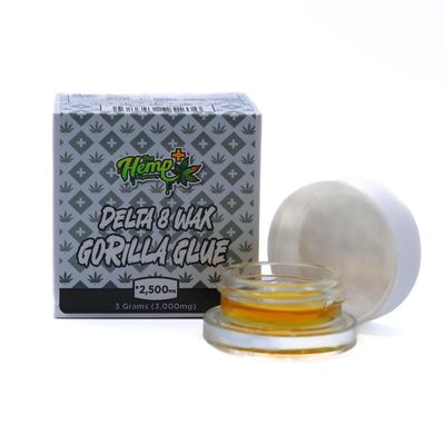 DELTA 8 THC WAX GORILLA GLUE THREE GRAMS HYBRID