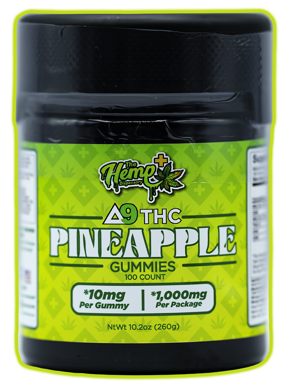 DELTA 9 THC GUMMIES PINEAPPLE