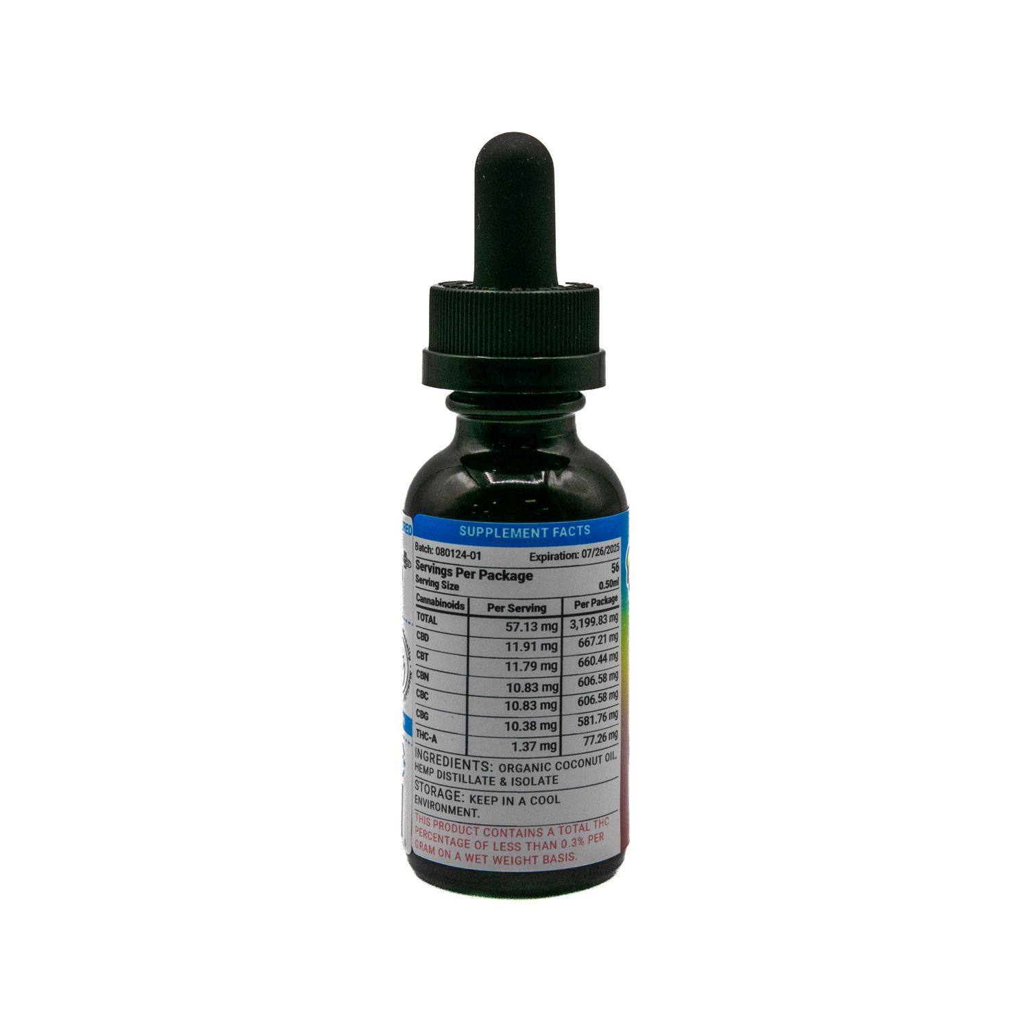 FIVE STAR TINCTURE BATCH: 080124-01