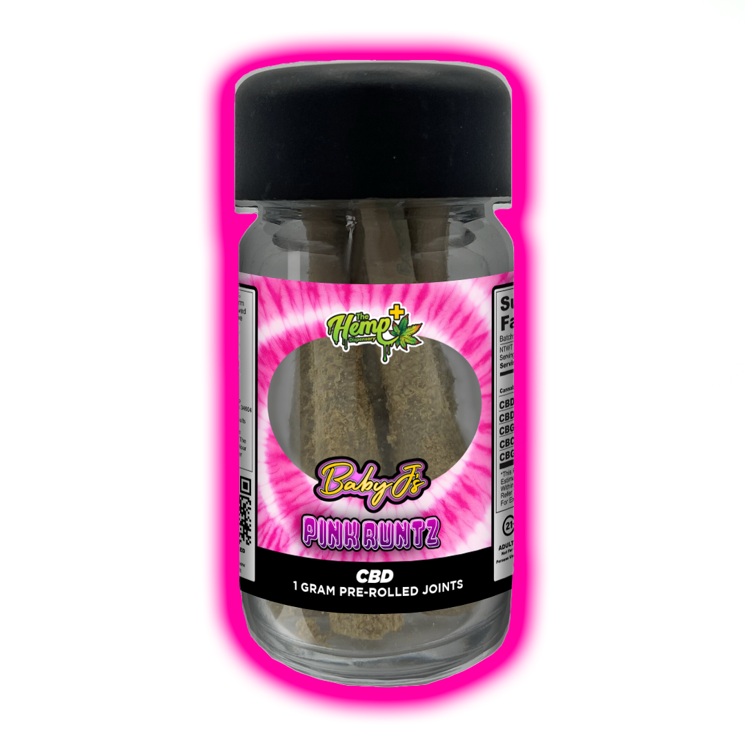 CBD PRE-ROLLED JOINT BABY J&#39;S PINK RUNTZ