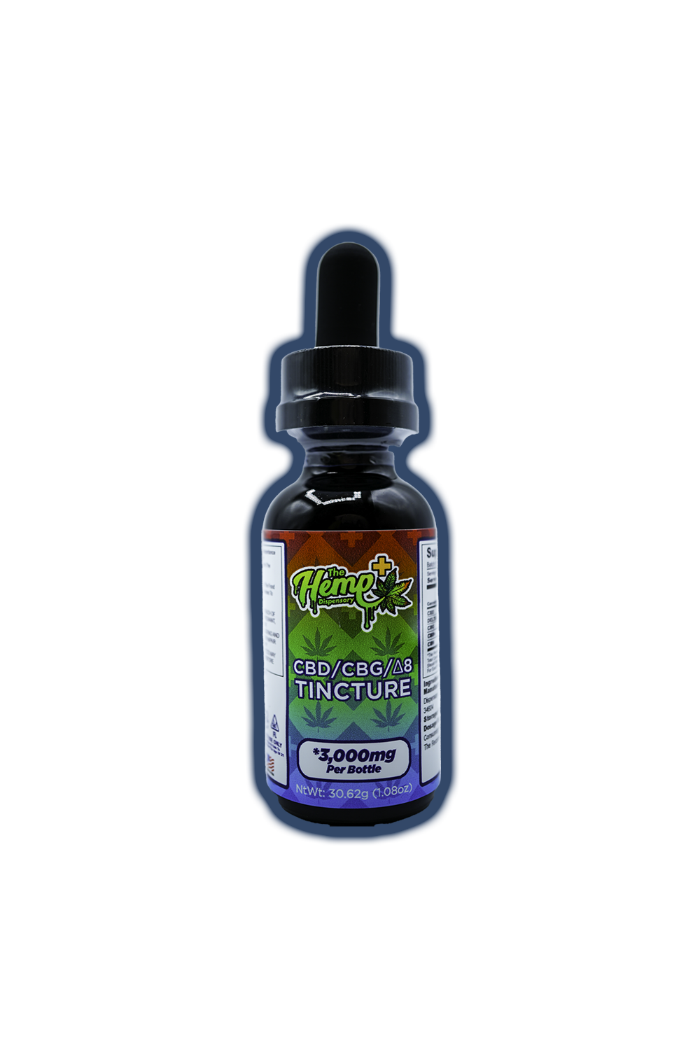CBD/CBG/DELTA 8 THC COCONUT OIL TINCTURE