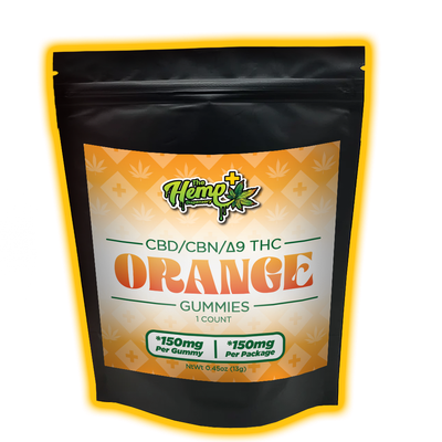 CBD/CBN/DELTA 9 THC GUMMIES ORANGE 140 MG