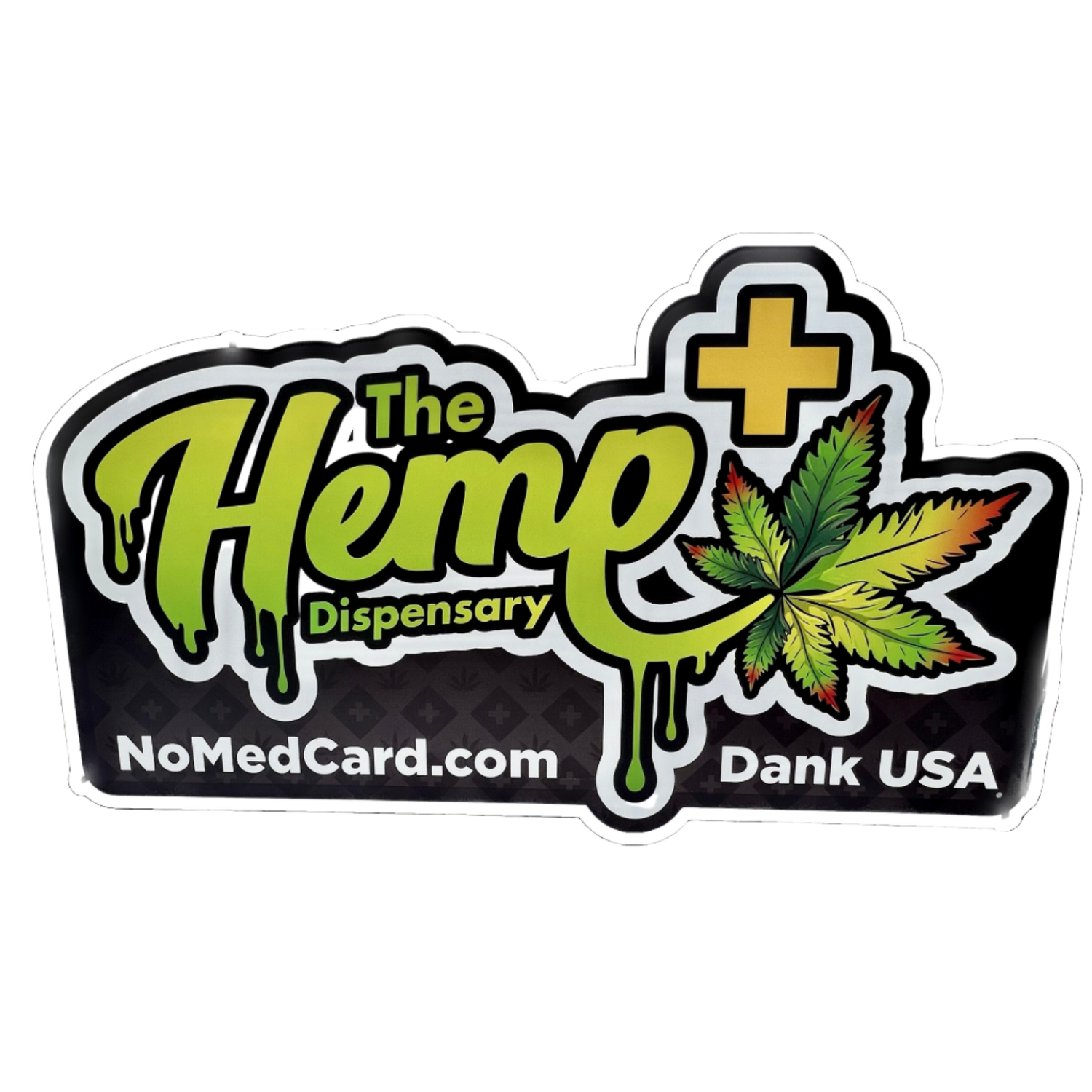 THE HEMP DISPENSARY METAL SIGN
