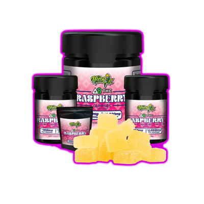 DELTA 8 THC GUMMIES RASPBERRY 100MG