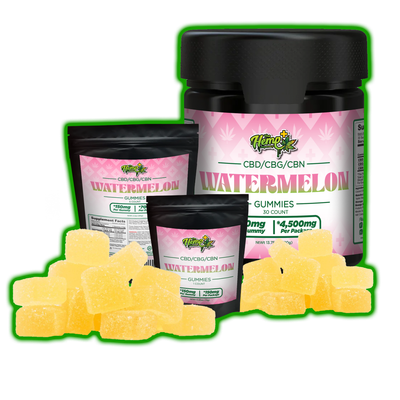 CBD/CBG/CBN GUMMIES WATERMELON 150 MG