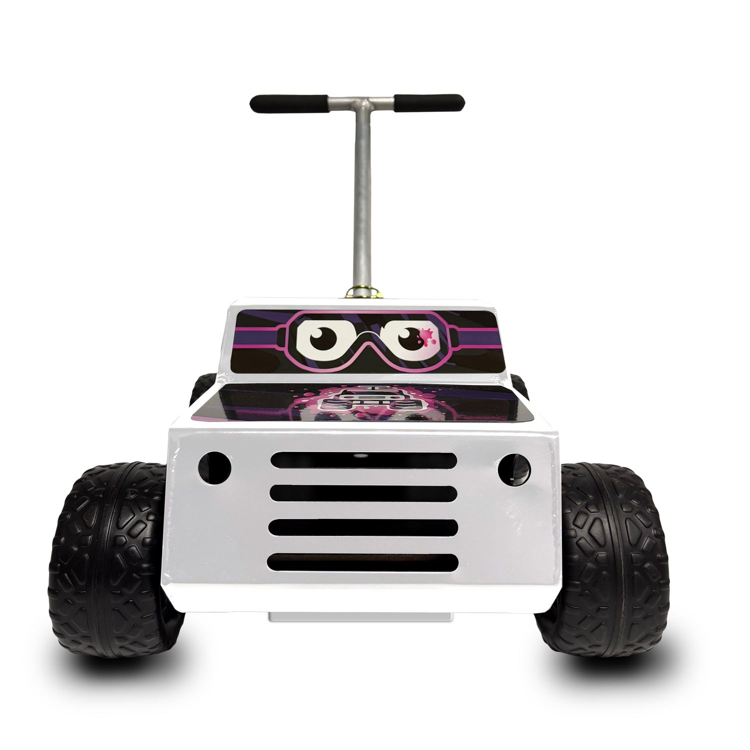 Push Monster- White w/Pink
