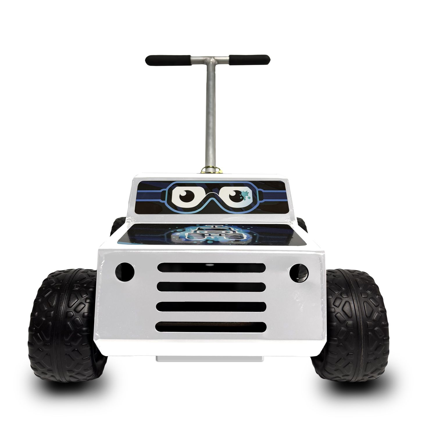 Push Monster- White w/Blue