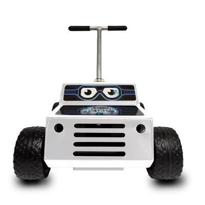 Push Monster- White w/Blue