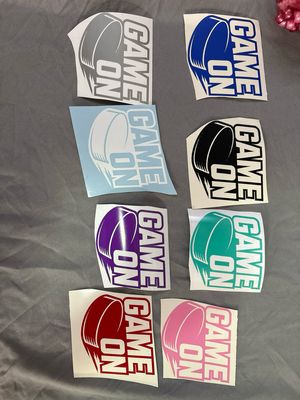 Hockey Decal- Game On