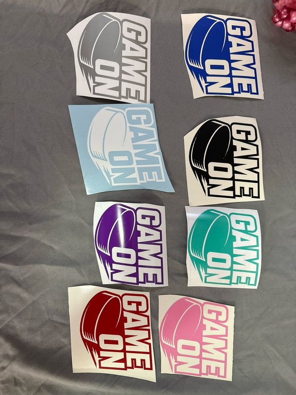 Hockey Decal- Game On