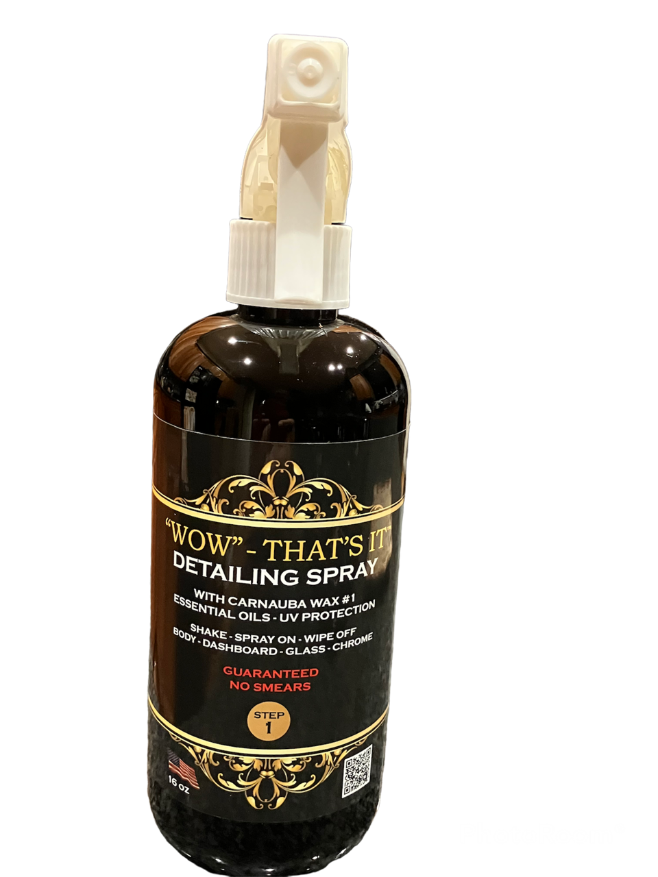 16 oz. WOW That's It Detailing Spray With Carnauba Wax #1 & Essential  Oils-Use in Temps 32-175*F (Click Picture For Video)