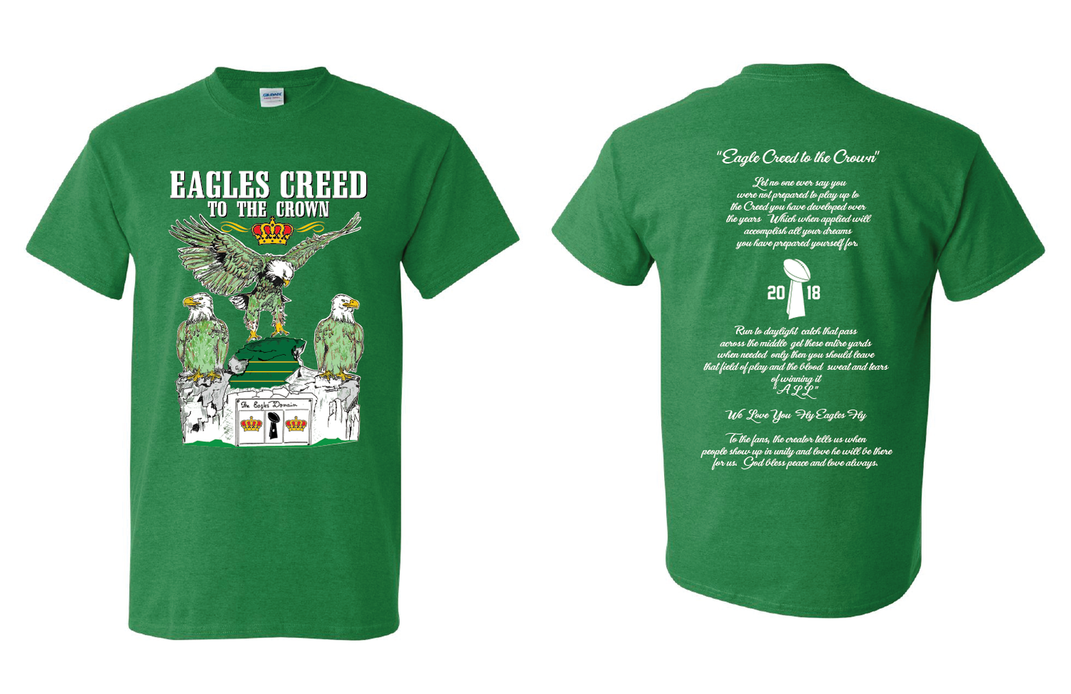 Eagles 2018 Champion Tee Shirt