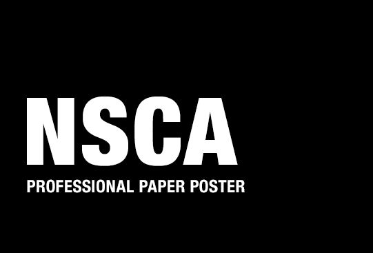 NSCA research paper poster