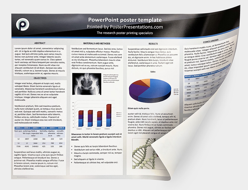 Professional research paper poster