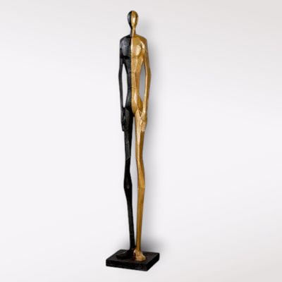 Skulptur, &quot;Halfway&quot; Kunstharz
