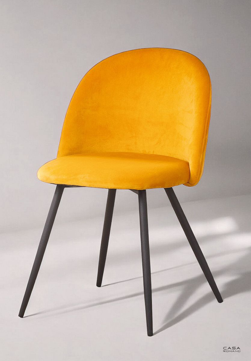 Stuhl / Sessel - Textil gelb