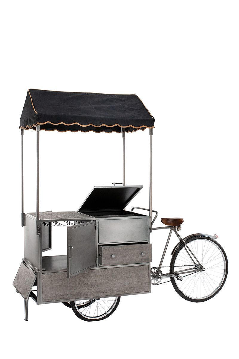 Weinregal „Büdchen“ im Fahrradstil