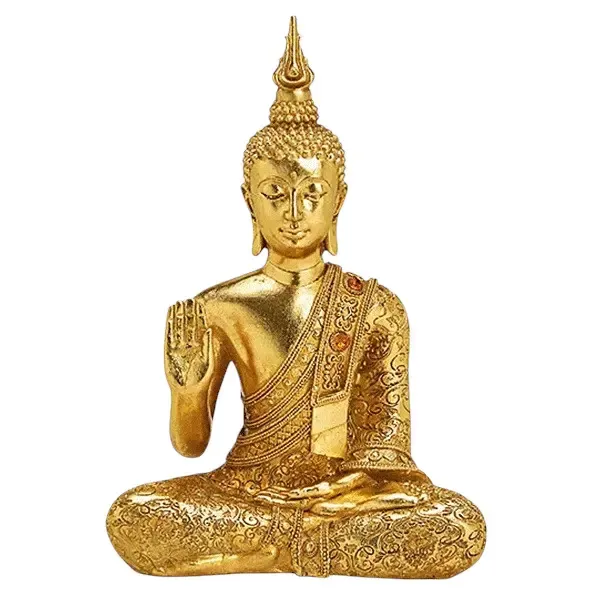 Goldene Buddha-Statue H31