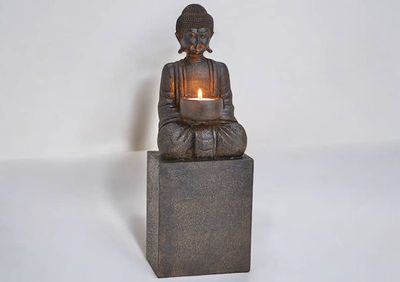 Teelichthalter Buddha - H 35 cm
