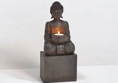 Teelichthalter Buddha - H 33 cm