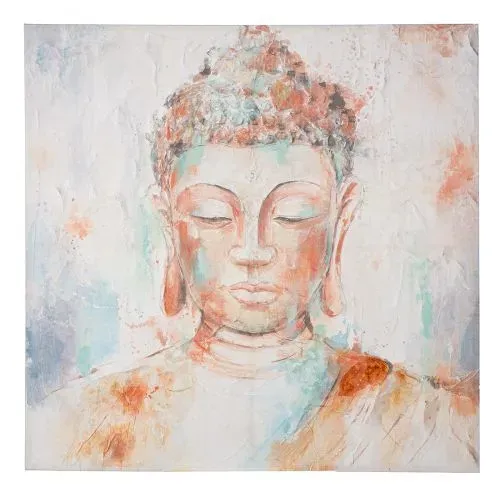 Handgemaltes Buddha-Leinwandbild 