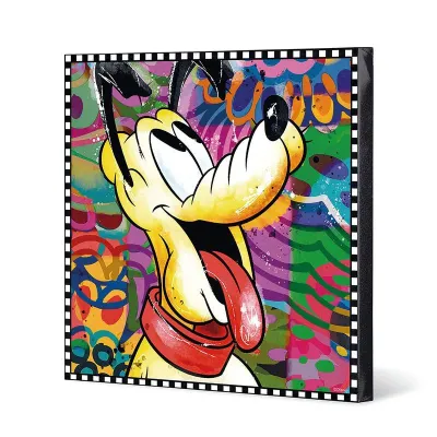 „Pluto“ – Handgemalte Disney-Leinwand | Made in Italy