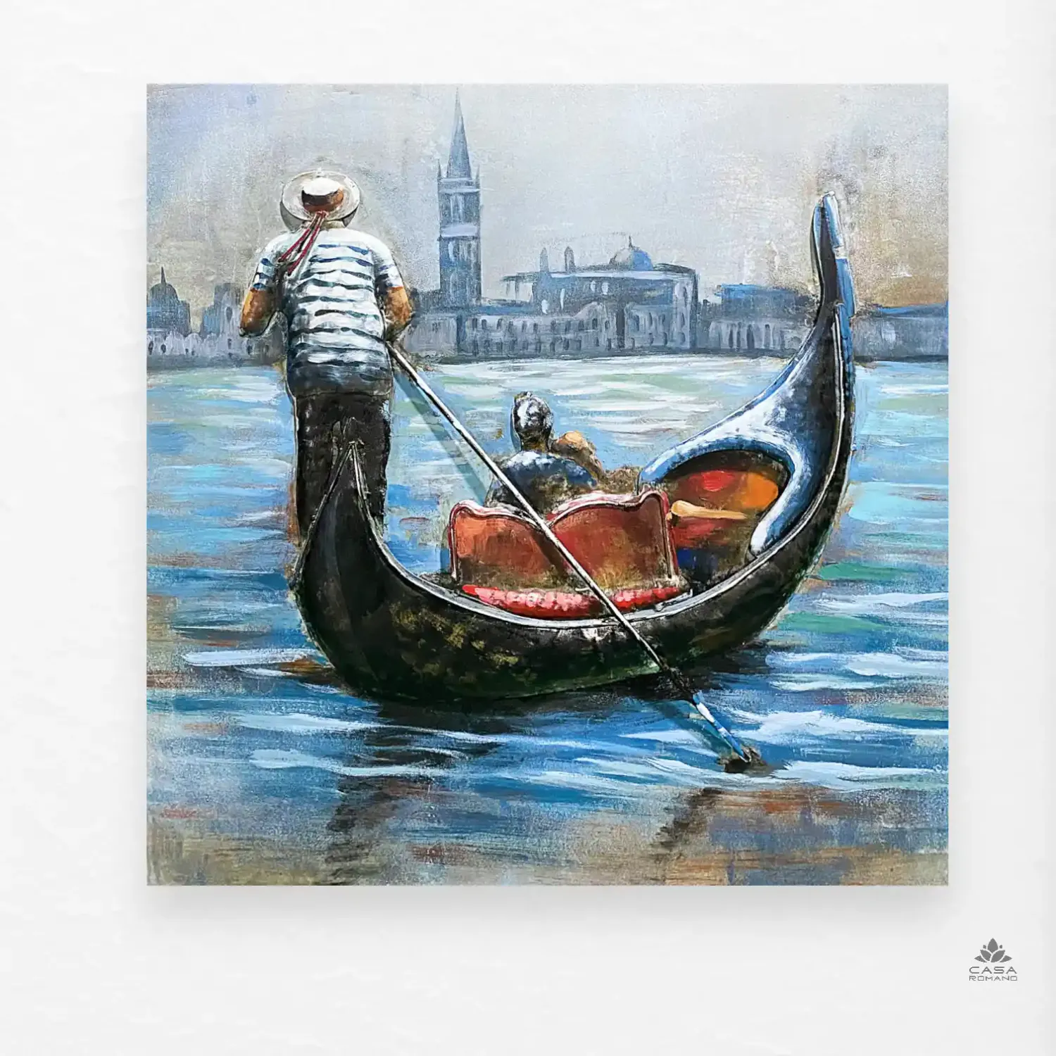 Venedig - Metallbild 3D Optik
Gondel Venedig