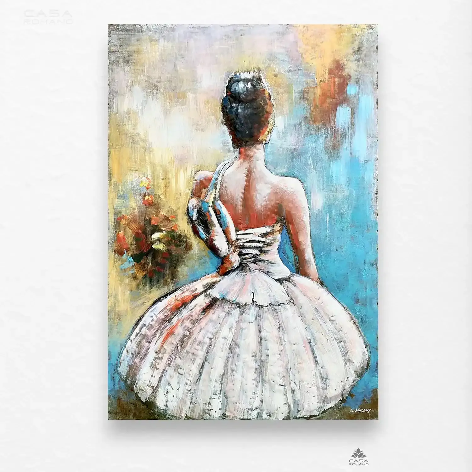 „Ballerina“ – 3D-Optik Metallbild mit edler Optik