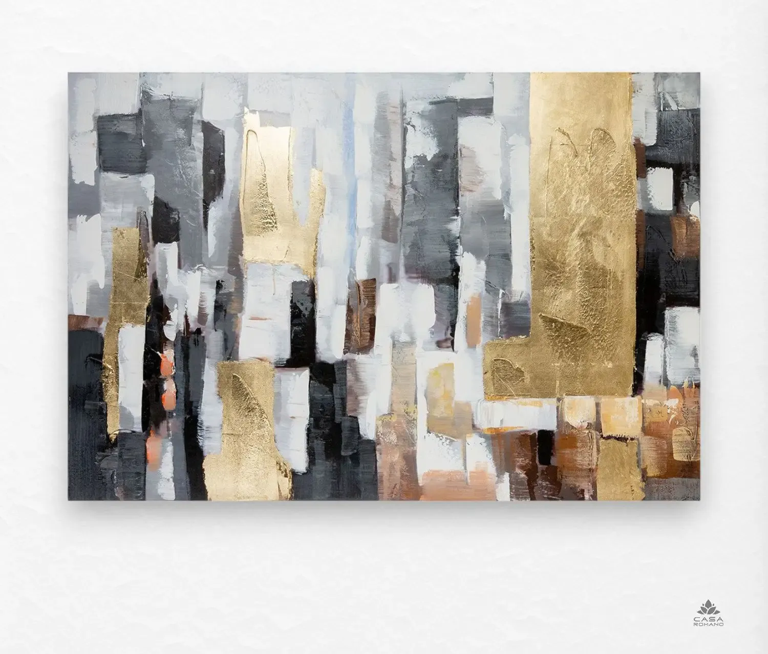 „Rechtecke“ – Leinwandbild 120x80 cm