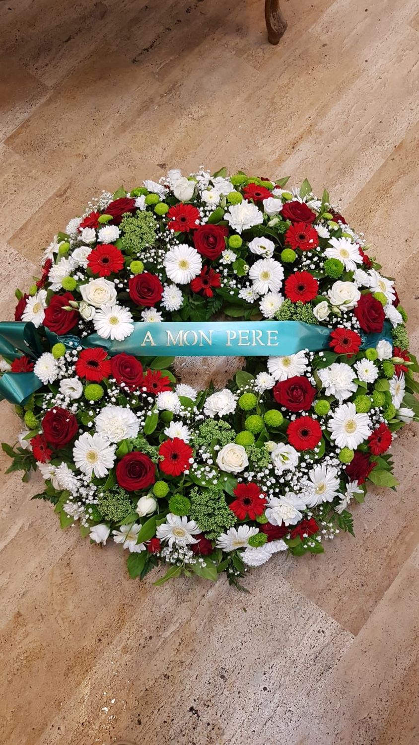 Couronne rouge blanc vert