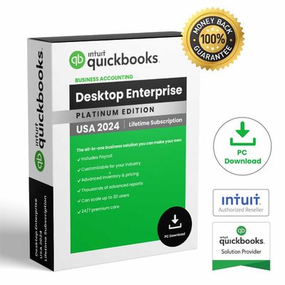 QuickBooks Desktop Enterprise 2024 Lifetime License US Version