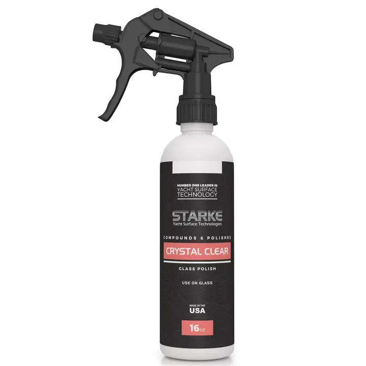 CRYSTAL CLEAR Glass Polish by Starke - 16 oz.