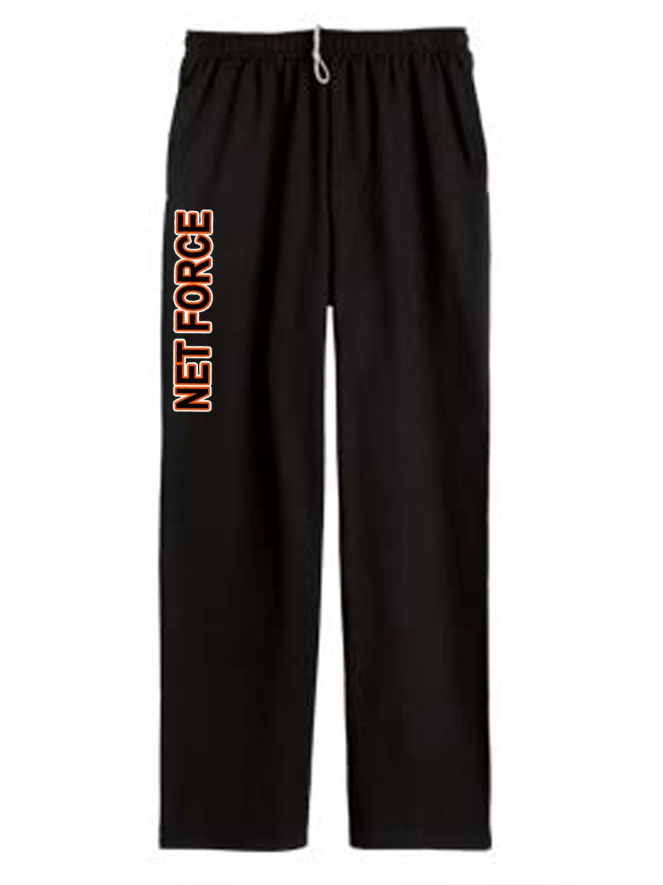 Open Leg Sweatpants-Netforce Leg