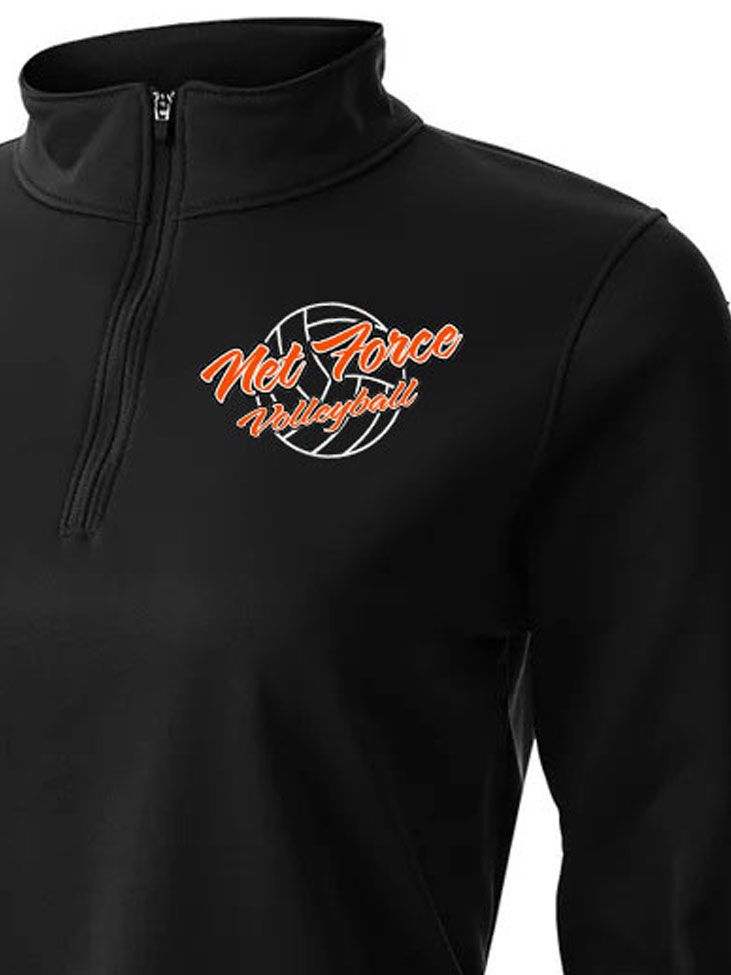 Augusta-Women&#39;s Wicking Fleece Quarter-Zip Pullover - 5509