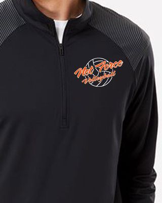 Adidas - Shoulder Stripe Quarter-Zip Pullover - A520