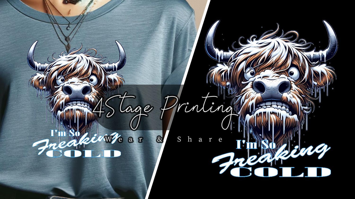 I&#39;m So Freaking Cold-Highland Cow