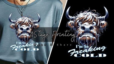 I&#39;m So Freaking Cold-Highland Cow